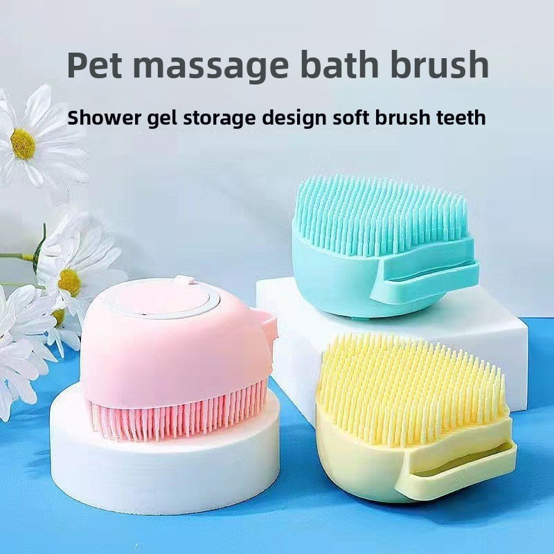 Pro-Scrub 2-in-1 Pet Bath Brush