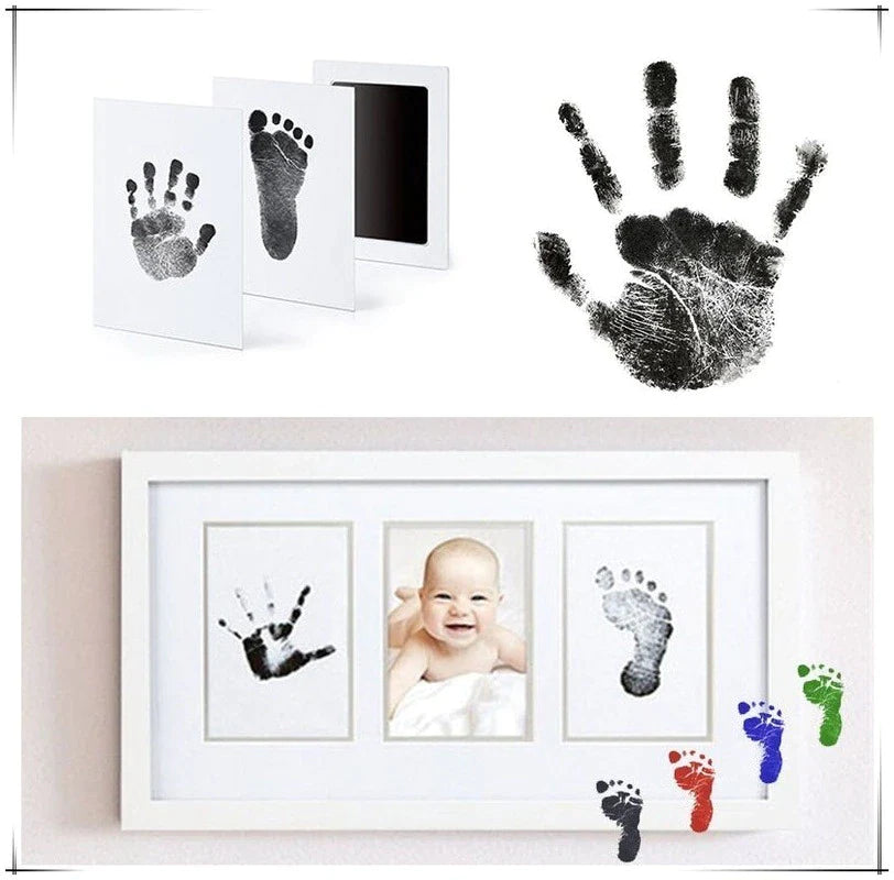 Pet Footprint & Handprint Ink-Free Pad - Safe, Non-Toxic Printing for Dogs and Babies