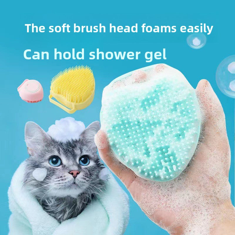 Pro-Scrub 2-in-1 Pet Bath Brush